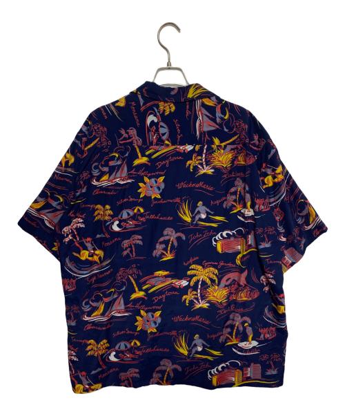 WACKO MARIA（ワコマリア）WACKO MARIA (ワコマリア) HAWAIIAN SHIRT S/S TYPE-2 ネイビー サイズ:XLの古着・服飾アイテム