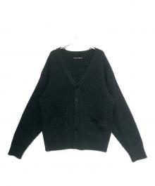 WACKO MARIA（ワコマリア）の古着「ワッフルニットカーディガン」｜グリーン