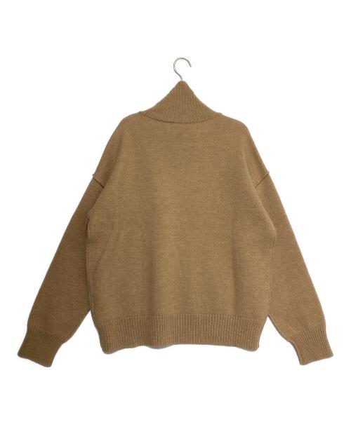 AMI PARIS（アミ パリス）AMI PARIS (アミ パリス)  turtleneck knit ( タートルネックニット ) ブラウン サイズ:Lの古着・服飾アイテム
