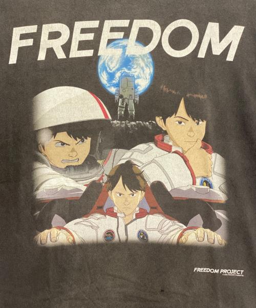 SAINT MICHAEL（セントマイケル）SAINT MICHAEL (セントマイケル) TEE FREEDOM 大友克洋 グレー サイズ:XLの古着・服飾アイテム
