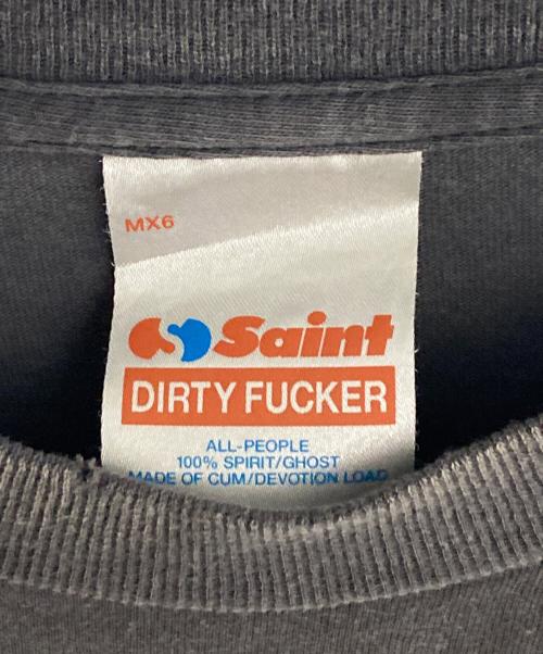 SAINT MICHAEL（セントマイケル）SAINT MICHAEL (セントマイケル) EGG SS TEE グレー サイズ:XLの古着・服飾アイテム