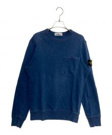 STONE ISLAND（ストーンアイランド）の古着「ポケット プルオーバー スウェット」｜ブルー