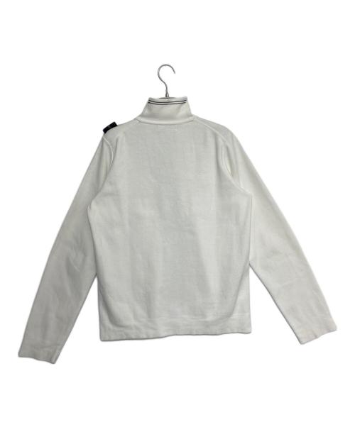 STONE ISLAND（ストーンアイランド）STONE ISLAND (ストーンアイランド) 09SS ハイネックジップ スウェット ホワイト サイズ:Lの古着・服飾アイテム
