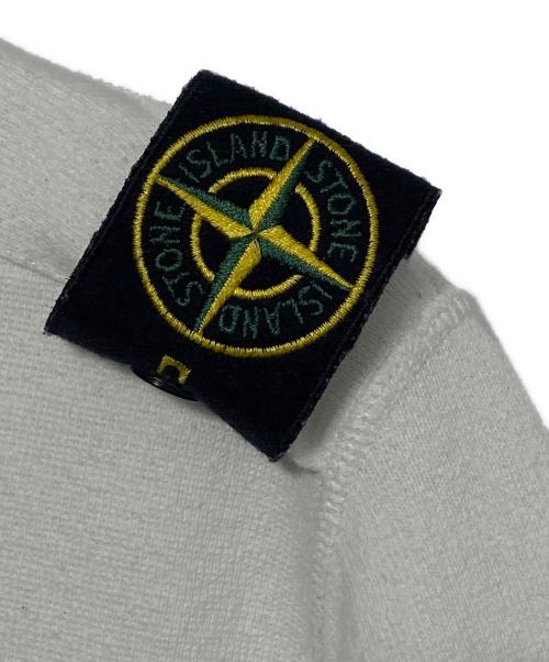 STONE ISLAND（ストーンアイランド）STONE ISLAND (ストーンアイランド) 09SS ハイネックジップ スウェット ホワイト サイズ:Lの古着・服飾アイテム
