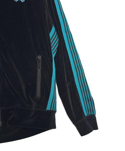 Needles（ニードルズ）Needles (ニードルズ) RC TRACK JACKET ブラック×ブルー サイズ:Sの古着・服飾アイテム