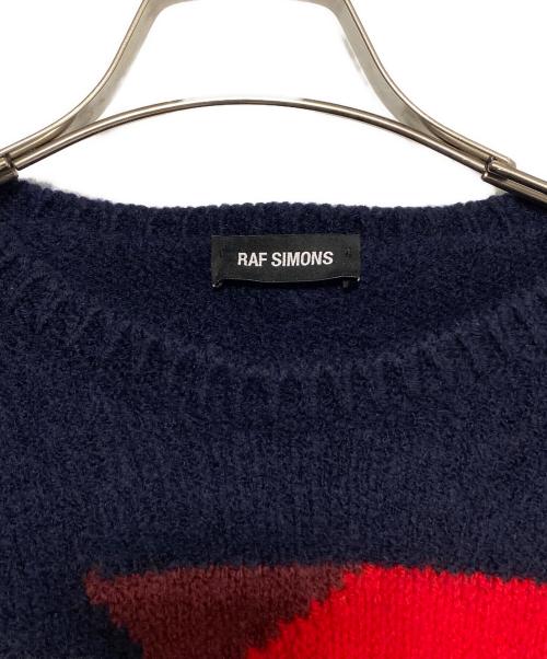 RAF SIMONS（ラフシモンズ）RAF SIMONS (ラフシモンズ) 19AW Oversized RS Knit ネイビー サイズ:Mの古着・服飾アイテム