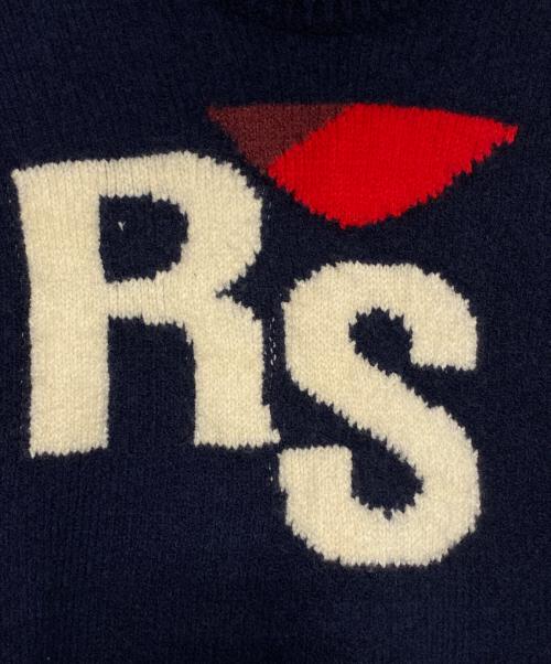 RAF SIMONS（ラフシモンズ）RAF SIMONS (ラフシモンズ) 19AW Oversized RS Knit ネイビー サイズ:Mの古着・服飾アイテム