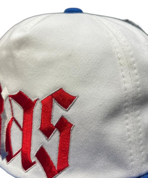 SAINT MICHAEL（セントマイケル）SAINT MICHAEL (セントマイケル) NAS CAP ホワイト×ブルーの古着・服飾アイテム