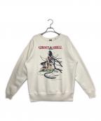 SAINT MICHAELセントマイケル）の古着「GS CRW-N SWT / GST IN THE S / WHT」｜ホワイト