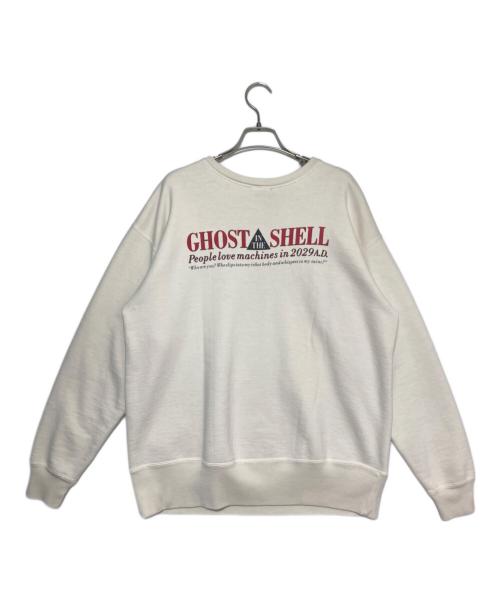SAINT MICHAEL（セントマイケル）SAINT MICHAEL (セントマイケル) GS CRW-N SWT / GST IN THE S / WHT ホワイト サイズ:Mの古着・服飾アイテム