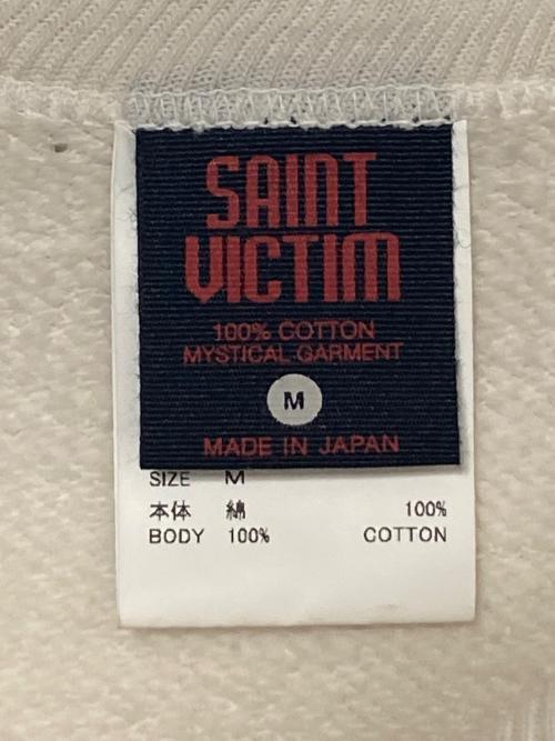 SAINT MICHAEL（セントマイケル）SAINT MICHAEL (セントマイケル) GS CRW-N SWT / GST IN THE S / WHT ホワイト サイズ:Mの古着・服飾アイテム