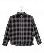 stussyステューシー）の古着「Pete Plaid Shirt」｜ブラック