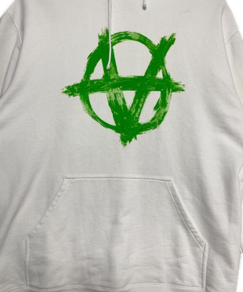 VETEMENTS（ヴェトモン）VETEMENTS (ヴェトモン) Anarchy Hoodie ホワイト サイズ:XSの古着・服飾アイテム