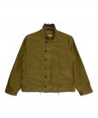 RRLダブルアールエル）の古着「BOWER DECK LINED BOMBER COTTON JNG CLOT」｜カーキ
