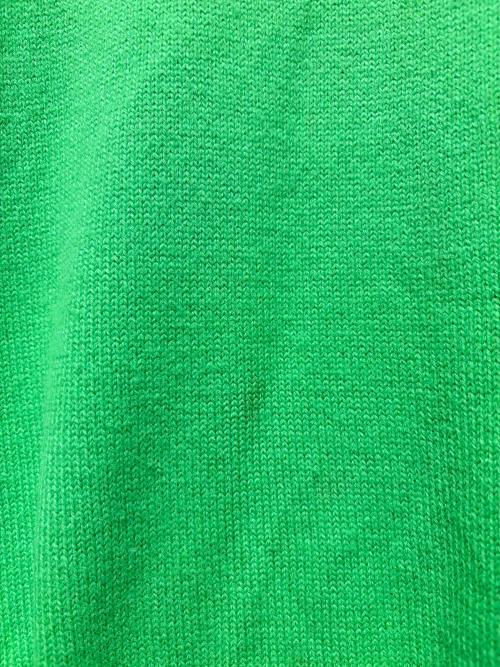 AMI PARIS（アミ パリス）AMI PARIS (アミ パリス) Crew neck knit sweater 黄緑 サイズ:Lの古着・服飾アイテム