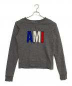 AMI Alexandre Mattiussiアミアレクサンドルマテュッシ）の古着「Front logo sweatshirt」｜グレー