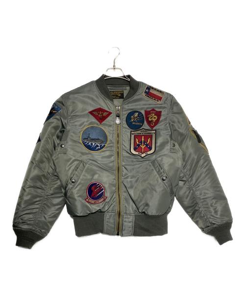 AVIREX（アヴィレックス）AVIREX (アヴィレックス) 《VINTAGE LINE》MA-1 ”TOP GUN CUSTOM” オリーブ サイズ:Lの古着・服飾アイテム