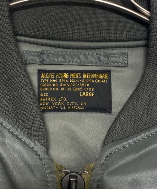 AVIREX（アヴィレックス）AVIREX (アヴィレックス) 《VINTAGE LINE》MA-1 ”TOP GUN CUSTOM” オリーブ サイズ:Lの古着・服飾アイテム