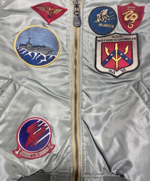 AVIREX（アヴィレックス）AVIREX (アヴィレックス) 《VINTAGE LINE》MA-1 ”TOP GUN CUSTOM” オリーブ サイズ:Lの古着・服飾アイテム