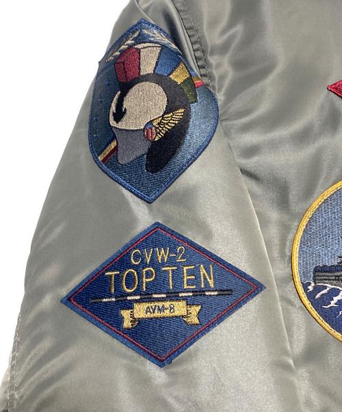 AVIREX（アヴィレックス）AVIREX (アヴィレックス) 《VINTAGE LINE》MA-1 ”TOP GUN CUSTOM” オリーブ サイズ:Lの古着・服飾アイテム