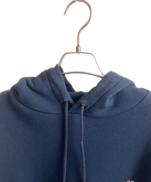 CELINE（セリーヌ）CELINE (セリーヌ) ルーズフーディー プルオーバーパーカー ネイビー サイズ:Sの古着・服飾アイテム