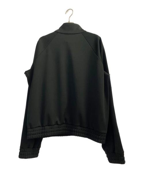 CELINE（セリーヌ）CELINE (セリーヌ) 24SS トリオンフ チャーム ロゴ 刺繍 ハーフジップ ジャージ ブラック サイズ:XLの古着・服飾アイテム