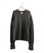 Yohji Yamamoto pour hommeヨウジヤマモト プールオム）の古着「Vネックニット」｜グレー