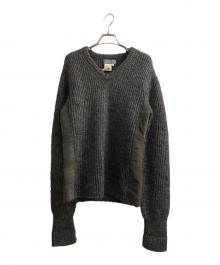 Yohji Yamamoto pour homme（ヨウジヤマモト プールオム）の古着「Vネックニット」｜グレー