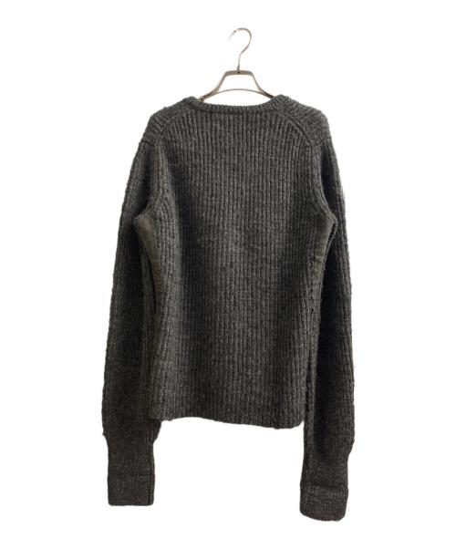 Yohji Yamamoto pour homme（ヨウジヤマモト プールオム）Yohji Yamamoto pour homme (ヨウジヤマモト プールオム) Vネックニット グレー サイズ:3の古着・服飾アイテム