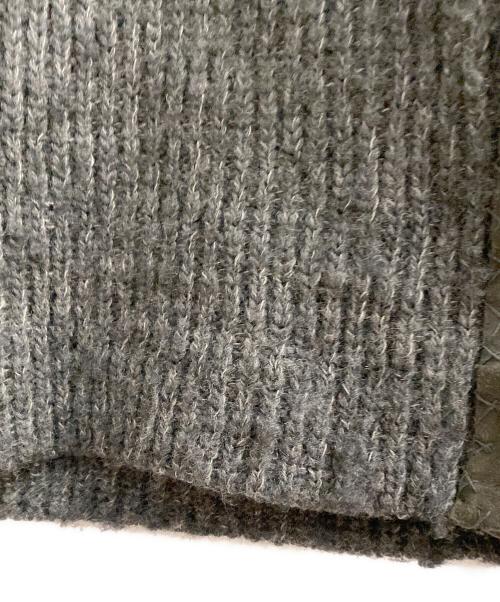 Yohji Yamamoto pour homme（ヨウジヤマモト プールオム）Yohji Yamamoto pour homme (ヨウジヤマモト プールオム) Vネックニット グレー サイズ:3の古着・服飾アイテム