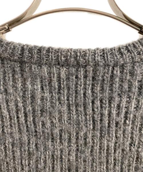 Yohji Yamamoto pour homme（ヨウジヤマモト プールオム）Yohji Yamamoto pour homme (ヨウジヤマモト プールオム) Vネックニット グレー サイズ:3の古着・服飾アイテム