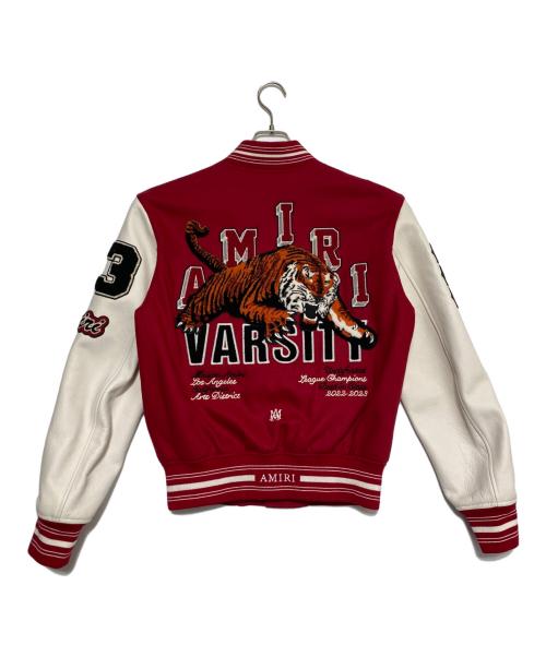 AMIRI（アミリ）AMIRI (アミリ) TIGER VARSITY JACKET レッド サイズ:Mの古着・服飾アイテム