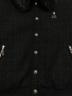 中古・古着 BAPE BLACK (ベイプ ブラック) Leather sleeve tweed jacket ブラック サイズ:M：54000円