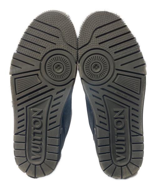 LOUIS VUITTON（ルイ ヴィトン）LOUIS VUITTON (ルイ ヴィトン) Calfskin Monogram Eclipse Mens LV Trainer Sneakers ブラック サイズ:8 1/2の古着・服飾アイテム