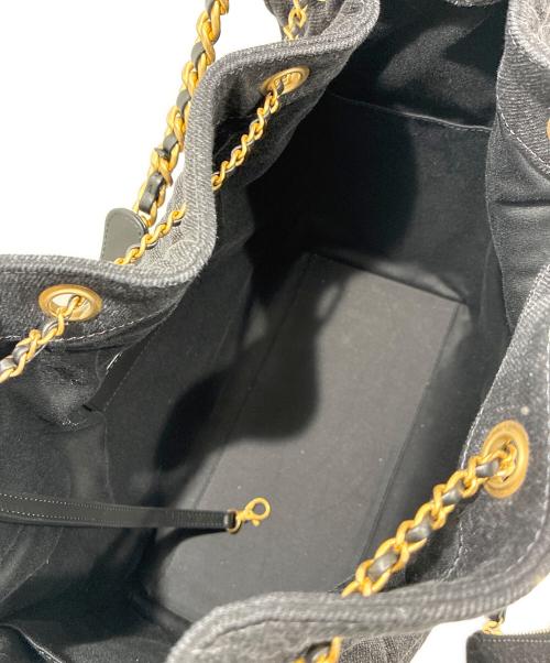 CHANEL（シャネル）CHANEL (シャネル) CHANEL25 ミディアムハンドバッグ/ブラック ブラック サイズ:25の古着・服飾アイテム