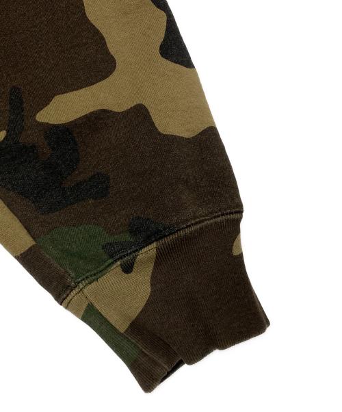 SUPREME（シュプリーム）Supreme (シュプリーム) 25FW Collegiate Applique Zip Up Hooded Sweatshirt Woodland Camo オリーブ サイズ:Sの古着・服飾アイテム
