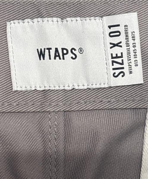 WTAPS（ダブルタップス）WTAPS (ダブルタップス) KHAKI SHORTS ライトグレー サイズ:01の古着・服飾アイテム