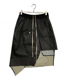 RICK OWENS（リックオウエンス）の古着「DRACCA SKIRT」｜ブラック