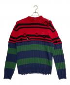 BALENCIAGAバレンシアガ）の古着「Crash knit」｜マルチカラー