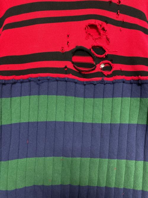 BALENCIAGA（バレンシアガ）BALENCIAGA (バレンシアガ) Crash knit マルチカラー サイズ:XSの古着・服飾アイテム