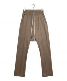 RICK OWENS（リックオウエンス）の古着「25SS ドローストリングロングパンツ」｜カーキ