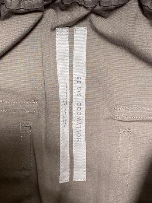 RICK OWENS（リックオウエンス）RICK OWENS (リックオウエンス) 25SS ドローストリングロングパンツ カーキ サイズ:44の古着・服飾アイテム