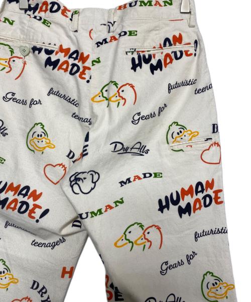 HUMAN MADE（ヒューマンメイド）HUMAN MADE (ヒューマンメイド) Printed Chino Pants ホワイト サイズ:Mの古着・服飾アイテム