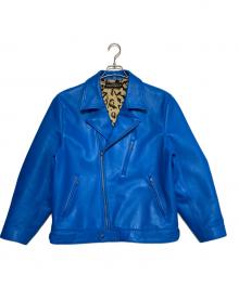 WACKO MARIA（ワコマリア）の古着「LEATHER DOUBLE RIDERS JACKET (TYPE-2)」｜ブルー
