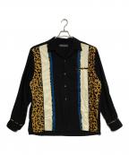 WACKO MARIAワコマリア）の古着「SWITCHING SHIRT L/S (TYPE-1)」｜ブラック