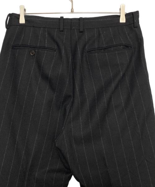 WACKO MARIA（ワコマリア）WACKO MARIA (ワコマリア) STRIPED PLEATED TROUSERS ブラック サイズ:XLの古着・服飾アイテム