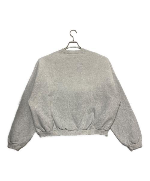 ALEXANDER WANG（アレキサンダー・ワン）ALEXANDER WANG (アレキサンダー・ワン)  Logo Oversized Cotton Terry Sweatshirt グレー サイズ:Mの古着・服飾アイテム