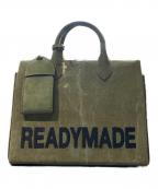 READYMADEレディメイド）の古着「SHOPPING BAG 25」｜オリーブ