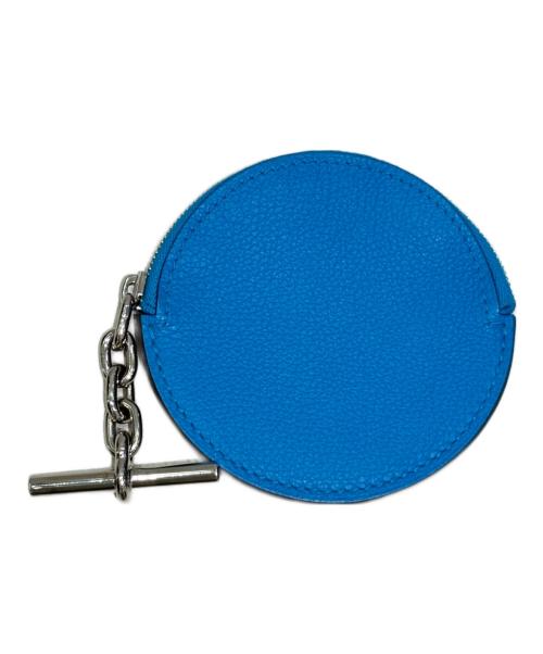 HERMES（エルメス）HERMES (エルメス) ラウンドコインケース スカイブルーの古着・服飾アイテム