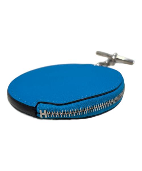 HERMES（エルメス）HERMES (エルメス) ラウンドコインケース スカイブルーの古着・服飾アイテム